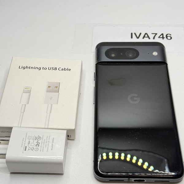Google Pixel 8 - Unlocked, 128 GB, Obsidian, 8 GB, G9BQD, Sub-6 5G