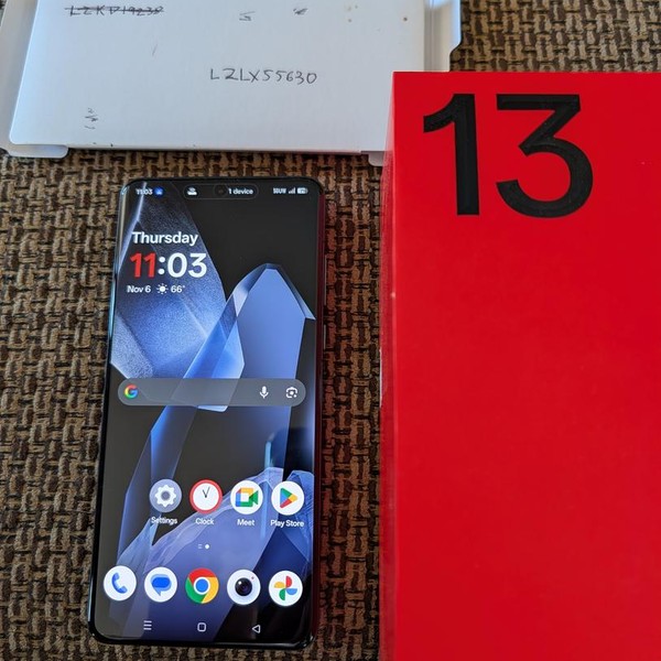 OnePlus 13 - Unlocked, 512 GB, Black Eclipse, 16 GB