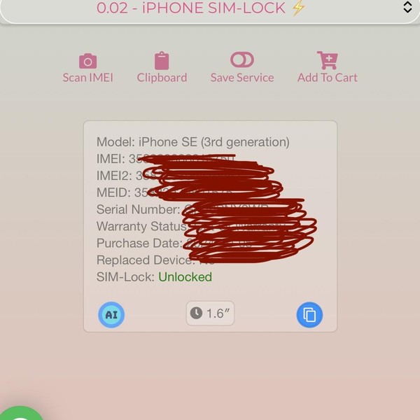 Apple iPhone SE 3rd Gen 2022 - Unlocked, 64 GB, Midnight, A2595