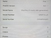 Apple iPad Pro 11" 4th Gen 2022