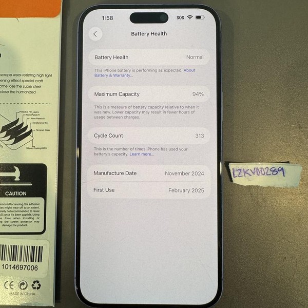 Apple iPhone 16 Plus - Unlocked, 128 GB, Ultramarine, A3082