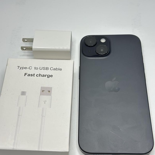 Apple iPhone 15 - Unlocked, 128 GB, Black, A2846