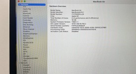 Good
													MacBook Air 2020 - 13" - Apple M1, Silver, 256 GB, 16 GB, photo 3 of 14