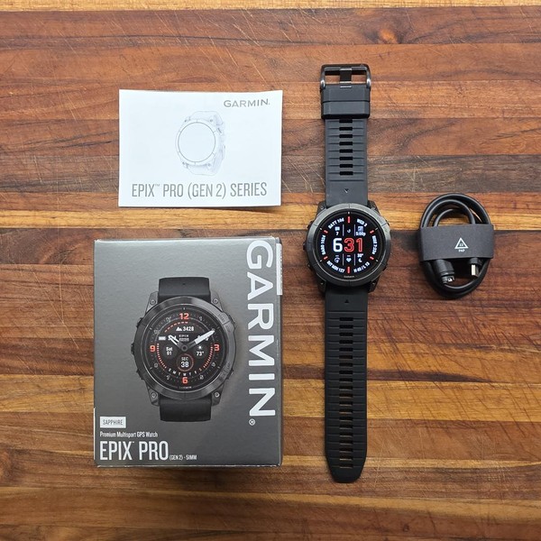 Garmin epix Pro Gen 2 - Space Gray, 51mm, Sapphire