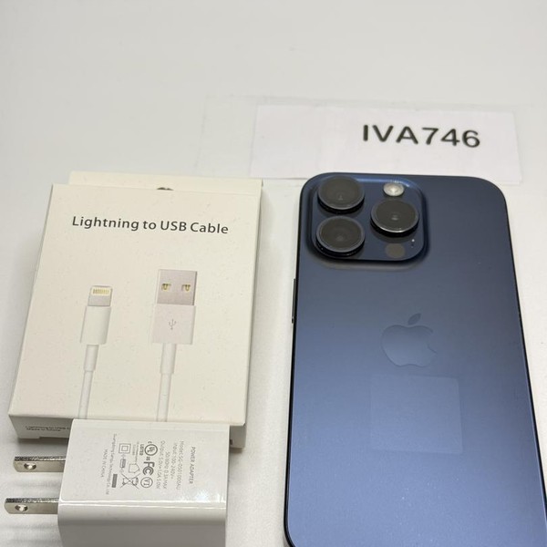 Apple iPhone 15 Pro - Unlocked, 256 GB, Blue, A2848