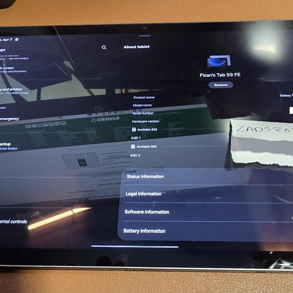 Samsung Galaxy Tab S9 FE - Unlocked, 128 GB, Gray, 6 GB