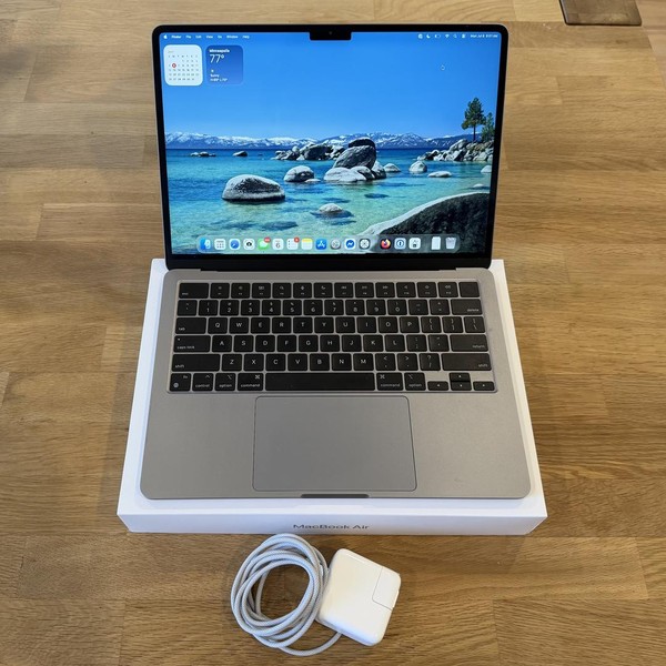 MacBook Air 2022 (M2) - 13 inch - 256 GB, Gray, 8 GB, Apple M2