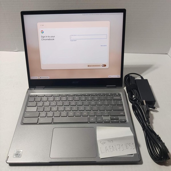 Acer Chromebook Spin 713 - 128 GB, Gray, 8 GB, Intel Core i5
