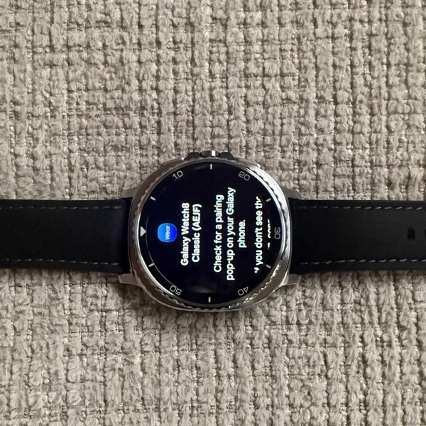 Samsung Galaxy Watch8 Classic - Unlocked, Black, SM-L505, 46mm