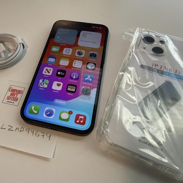 Apple iPhone 13 - Unlocked, 128 GB, Midnight, A2482