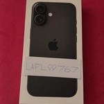 New Apple iPhone 16 - Unlocked Non-US, 256 GB, Black, A3287
