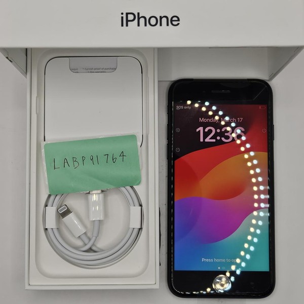 Apple iPhone SE 3rd Gen 2022 - Unlocked, 64 GB, Midnight, A2595