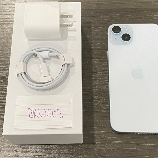Apple iPhone 15 Plus - Unlocked, 256 GB, Blue, A2847