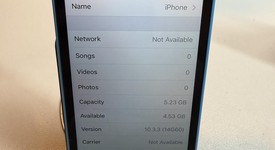 Good
													Apple iPhone 5C - Unlocked, Blue, 8 GB, A1532, GSM, photo 5 of 6