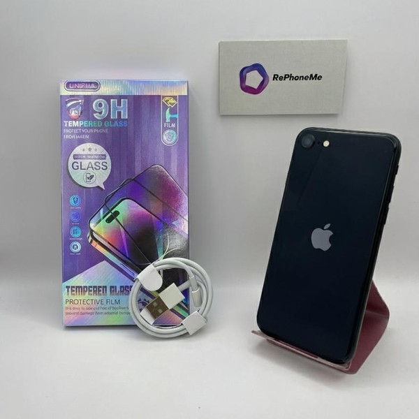 Apple iPhone SE 3rd Gen 2022 - Unlocked, 64 GB, Midnight, A2595