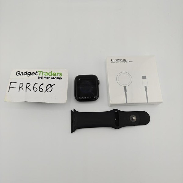 Apple Watch SE 1st Gen 44mm - Gray, A2352 - GPS, Aluminum