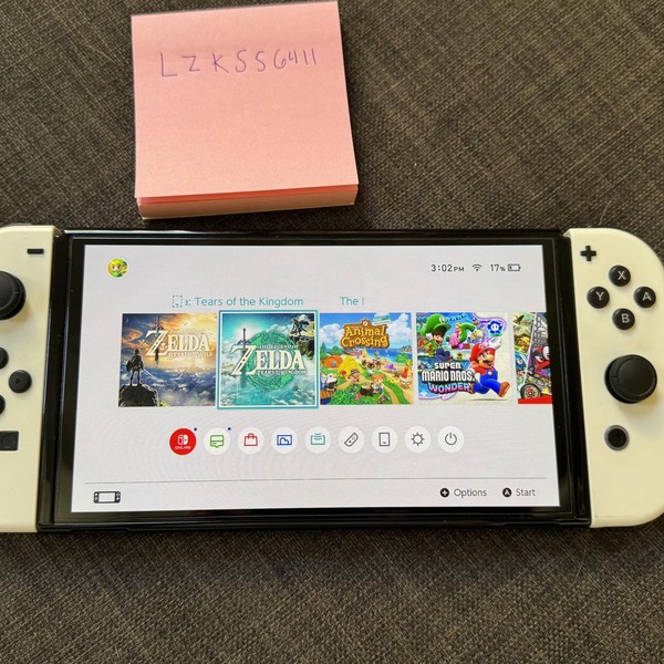 Nintendo Switch - OLED - 64 GB, White