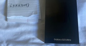 New
													Samsung Galaxy S23 Ultra - Unlocked Non-US, Black, 512 GB, 12 GB, SM-S918B/DS, photo 1 of 3