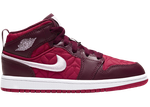  Jordan 1 Mid Red Quilt (PS)