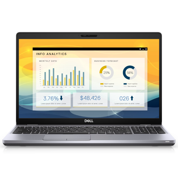 Dell Precision 3550 - 512 GB, Titan Gray, 16 GB, Intel Core i7