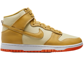 Nike Dunk High Wheat Gold Safety Orange for sale