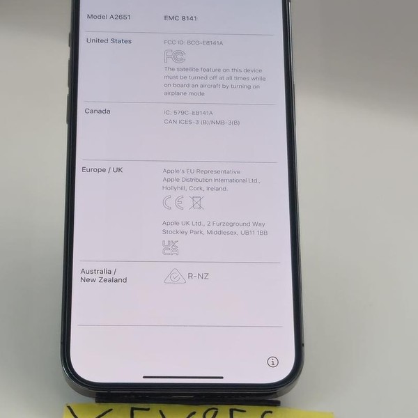 Apple iPhone 14 Pro Max - AT&T, Purple, 128 GB, A2651