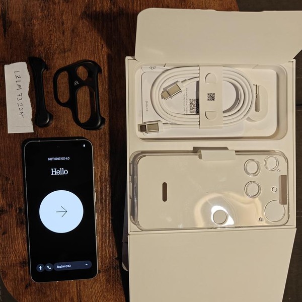 Nothing Phone (3) - Unlocked Non-US, White, 512 GB, 16 GB