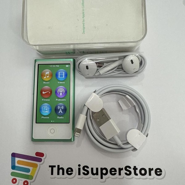 Apple iPod Nano 7th Gen 2012 - Green, 16 GB