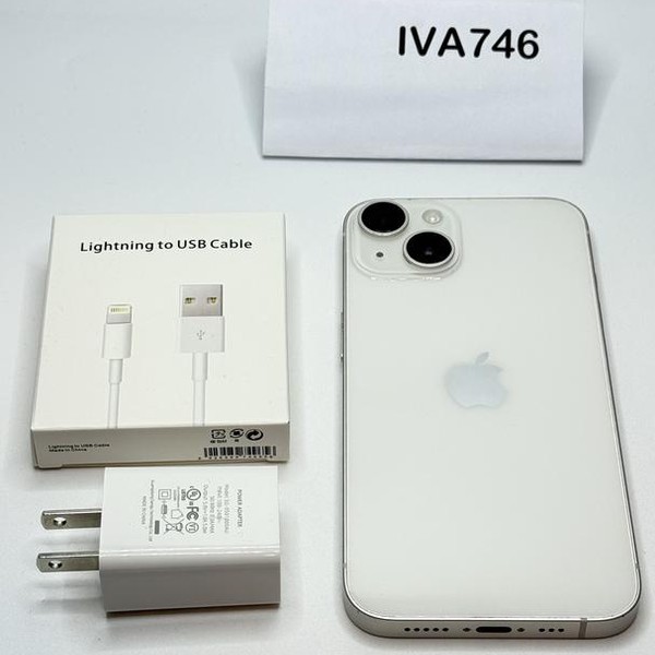 Apple iPhone 14 - Unlocked, 128 GB, Starlight, A2649