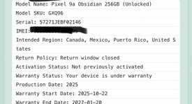 Mint
													Google Pixel 9a - Unlocked, Obsidian, 256 GB, 8 GB, photo 3 of 10