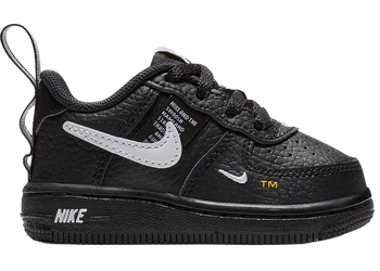 Nike Air Force 1 Low Utility Black White (TD) for sale
