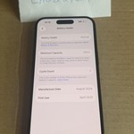 Mint Apple iPhone 16 - Unlocked, 128 GB, Black, A3081