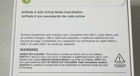 New
													Apple AirPods 4th Gen - Active Noise Cancellation, photo 1 of 3