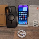 Good Apple iPhone 14 Pro Max - Unlocked, 128 GB, Purple, A2651