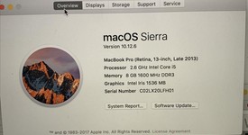 Good
													MacBook Pro 2013 (Retina) - 13" - Silver, 512 GB, 8 GB, photo 5 of 7