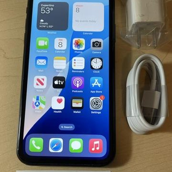 Apple iPhone Xr - Unlocked, 64 GB, Black, A1984
