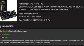 Used
													EVGA GeForce RTX 3080 - 10G-P5-3897, FTW3 Ultra Gaming, photo 3 of 10