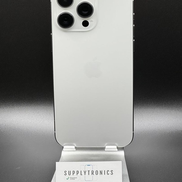 Apple iPhone 15 Pro Max - Unlocked, White, 1 TB, A2849