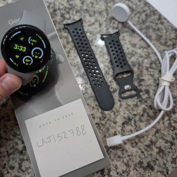 Google Pixel Watch 3 - Unlocked, Hazel, 45mm, LTE