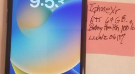 Good
													Apple iPhone Xr - AT&T, Black, 64 GB, A1984, photo 1 of 4