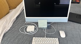 Mint
													iMac 2021 24" - Apple M1, Blue, 256 GB, 8 GB, photo 1 of 4