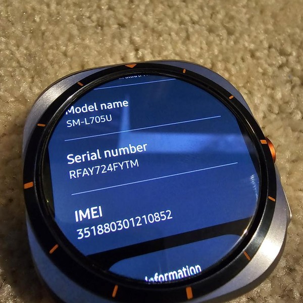 Samsung Galaxy Watch Ultra (2025) - Unlocked, Titanium Gray, SM-L705, 47mm