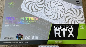 New
													Asus GeForce RTX 3070 - ROG-STRIX-RTX3070-O8G-WHITE, Strix White OC, photo 2 of 7