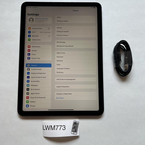 Apple iPad Air 4th Gen - Unlocked, 64 GB, Gray, A2324