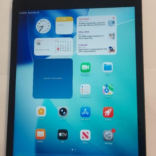 Apple iPad (9th Gen) - Unlocked, 64 GB, Gray, A2603