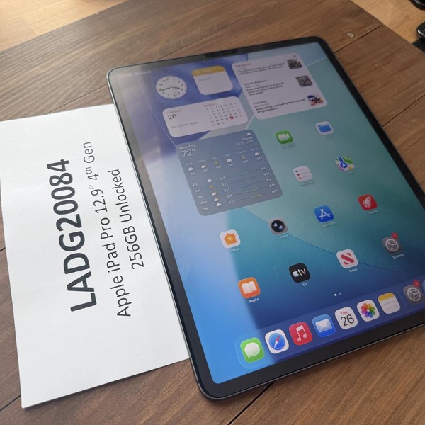 Apple iPad Pro 12.9 inch 4th Gen 2020 - Unlocked, 256 GB, Gray, A2069