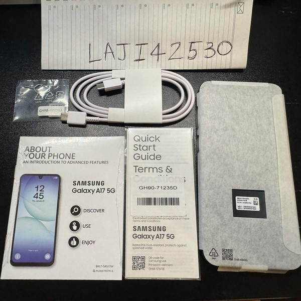 Samsung Galaxy A17 5G - Straight Talk, 128 GB, Black, 4 GB, SM-S176V