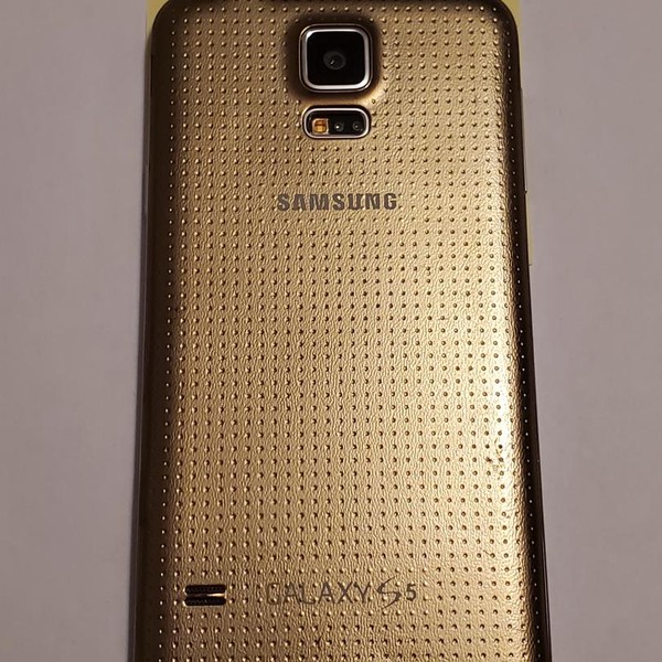 Samsung Galaxy S5 - Unlocked, 16 GB, Gold, SM-G900F
