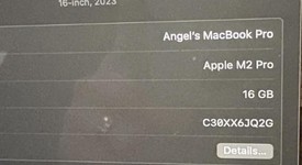 Mint
													MacBook Pro 2023 - 16" - Apple M2 Pro 12-core, Gray, 512 GB, 16 GB, photo 3 of 13