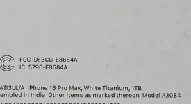 New
													Apple iPhone 16 Pro Max - Verizon, White, 1 TB, A3084, photo 2 of 4